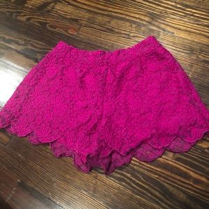 Free People Lace Short with elastic Waistband